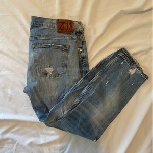 ZARA ripped jeans